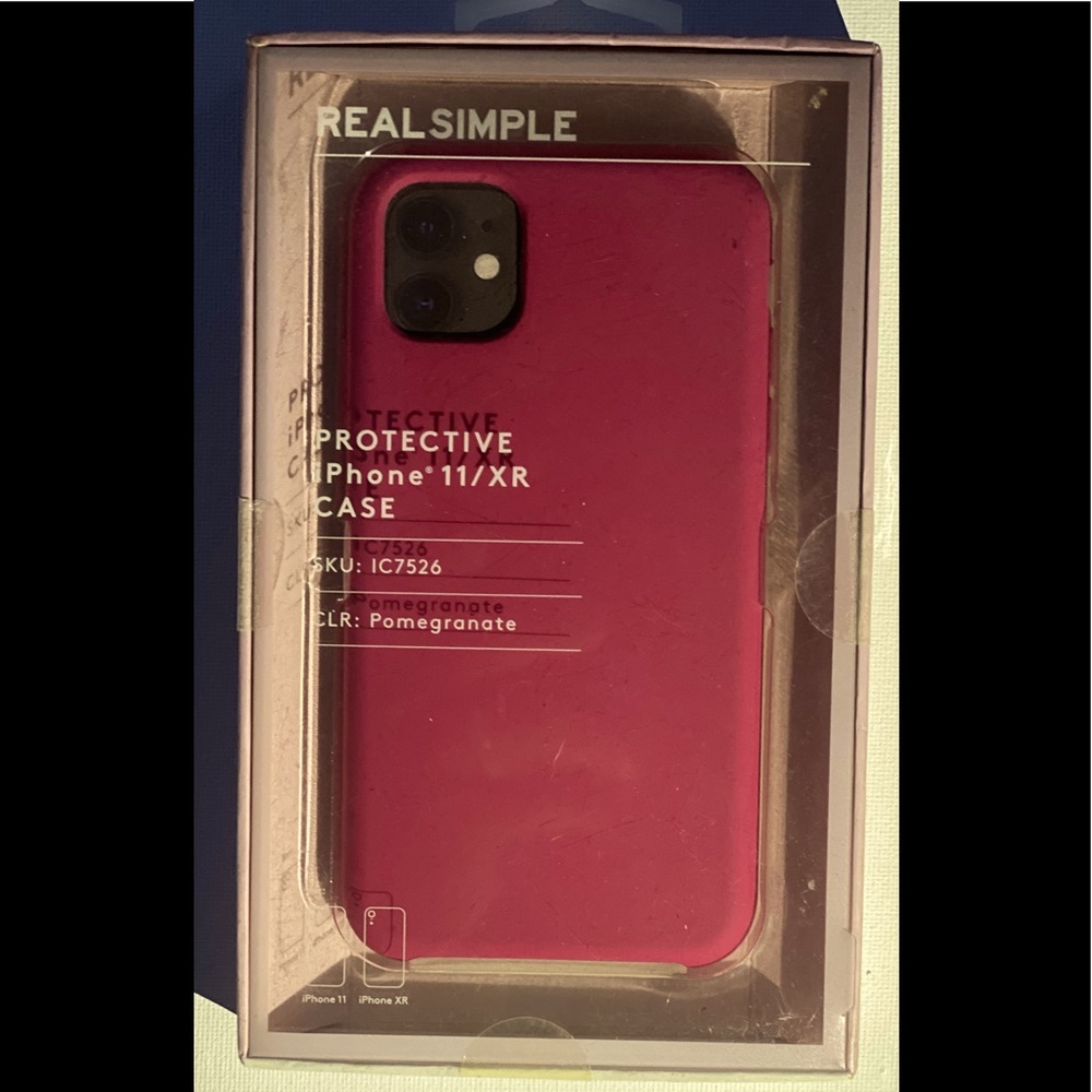 REAL SIMPLE - protective silicone iPhone case